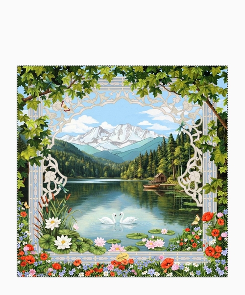 Printli ipək yaylıq