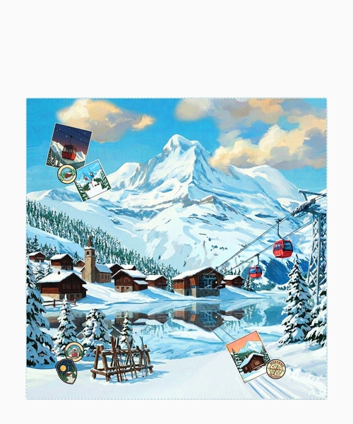 Printli ipək yaylıq