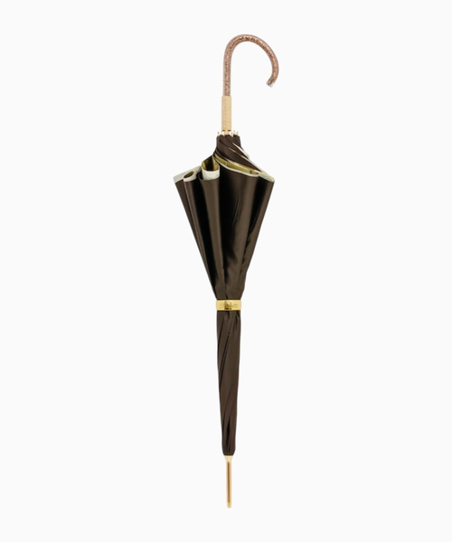 Umbrella with flowers and glitter