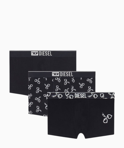 Three-pack of cotton boxer with logo
