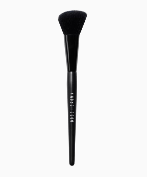 Angled face brush