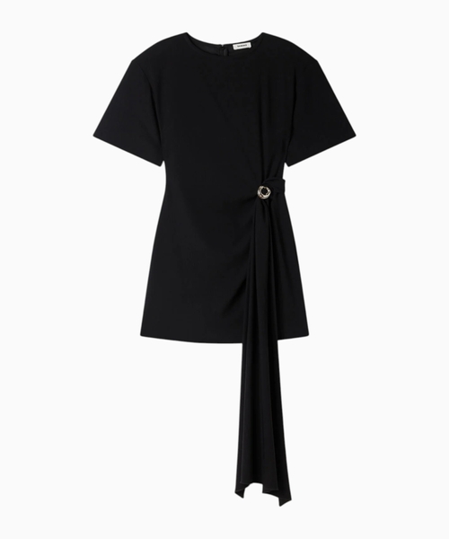 Short draped dress