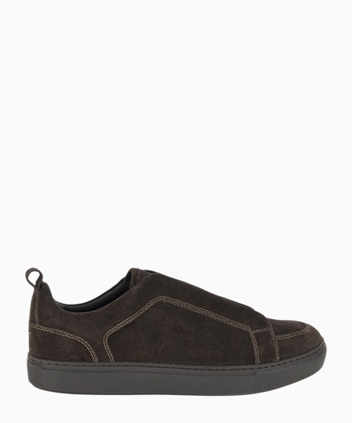Suede slip-on sneakers