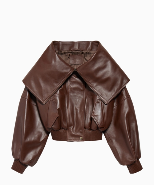 Wrap collar jacket