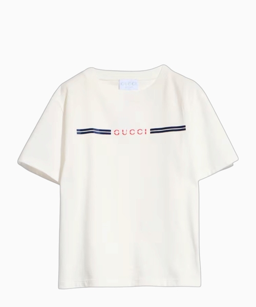 Cotton T-shirt with print