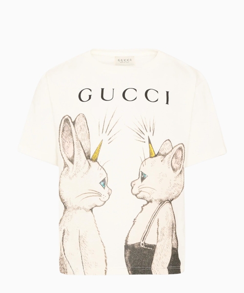 Cotton T-shirt with print