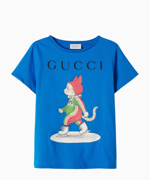 Printed cotton jersey T-shirt