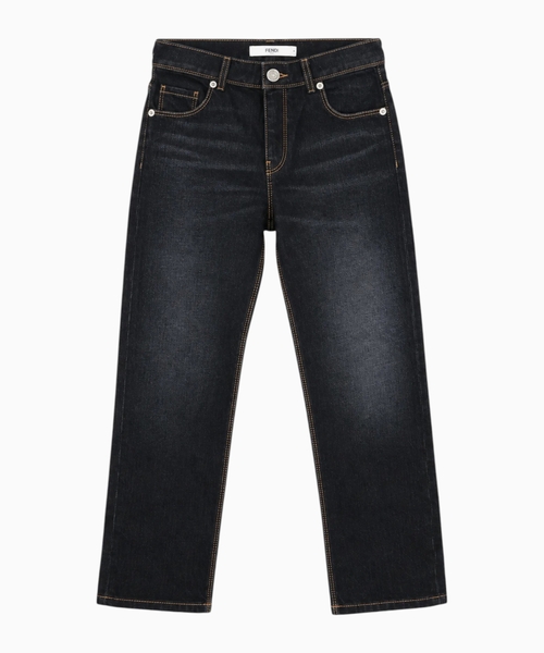 Straight-leg jeans