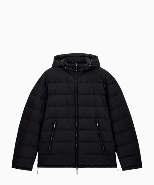 Water-repellent quilted jacket