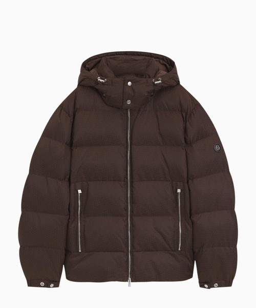 Water-repellent padded jacket