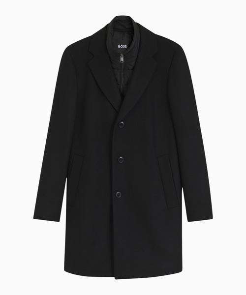 Wool-blend coat