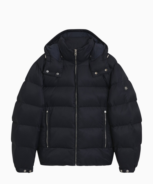 Water-repellent padded jacket