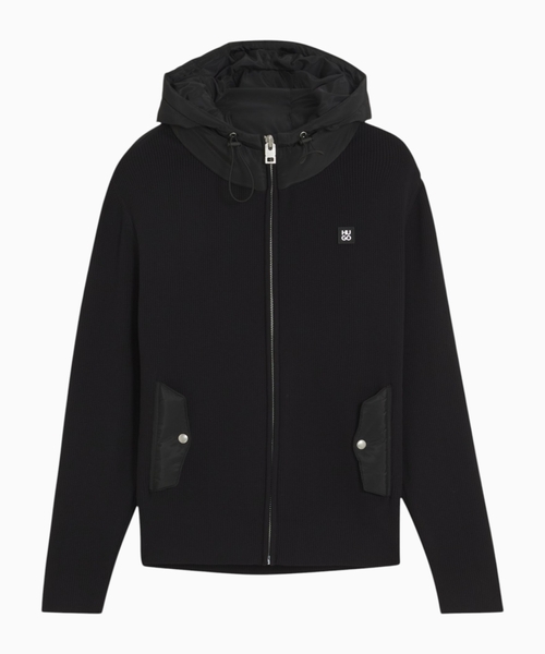 Relaxed-fit hooded jacket