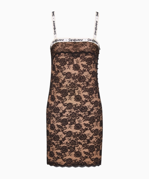 Lace slip dress