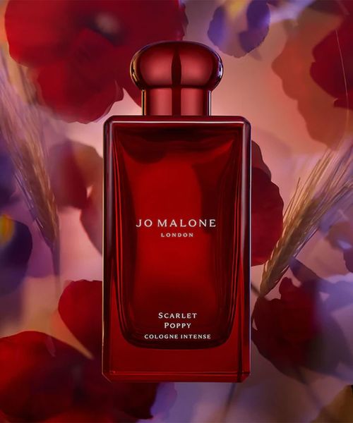 Hot Jo Malone Scarlet Poppy and Bag