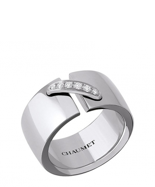 Кольцо Liens из белого золота