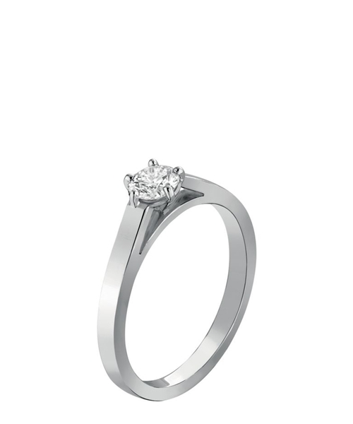 "Frisson" ring with diamonds