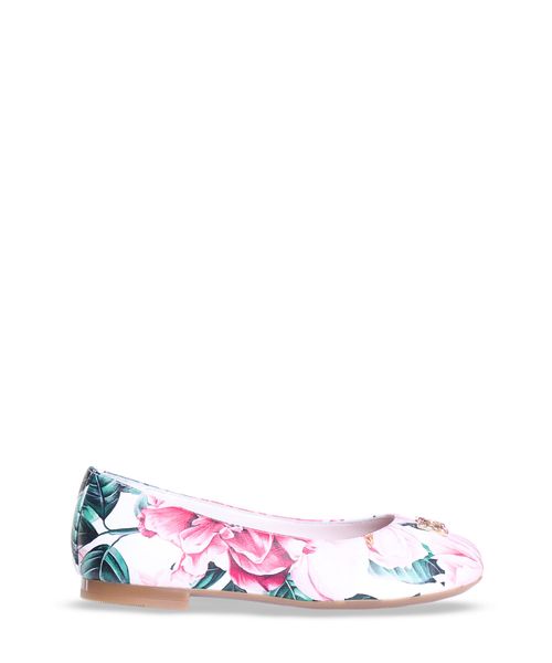 Floral best sale ballerina shoes