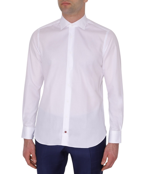 White classic shirt with long sleeves