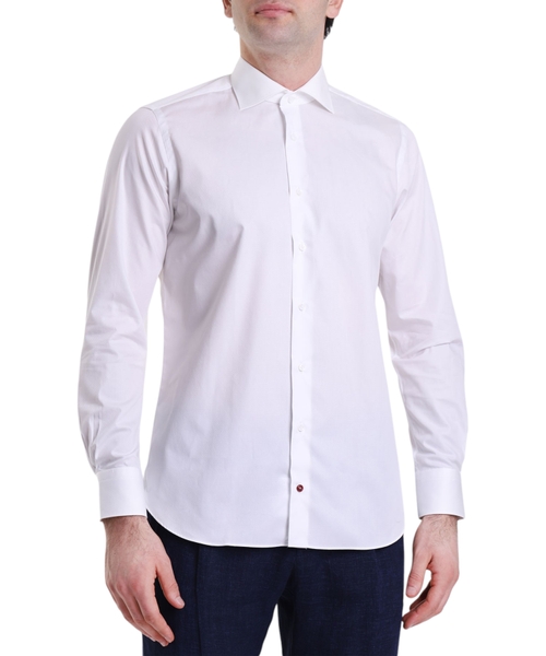 Straight shirt in white