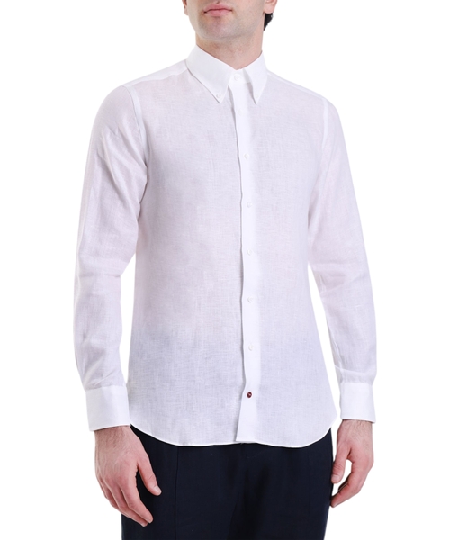 Ağ rəngli uzunqol köynək