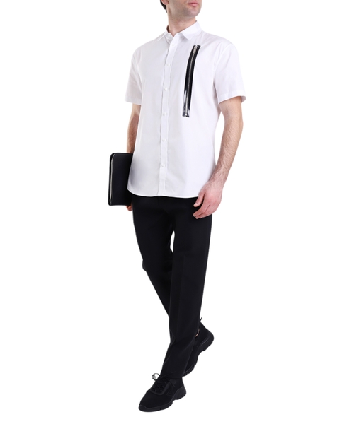 White shirt with zip detail | Emporium
