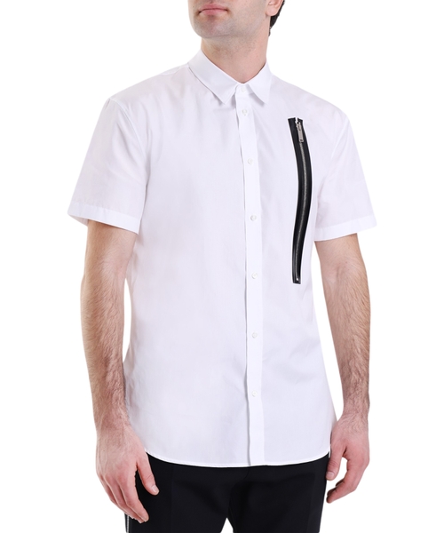 White shirt with zip detail | Emporium