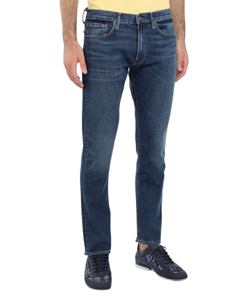 Straight-fit jeans in blue