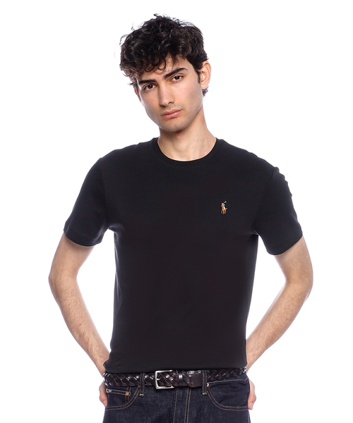 T-shirt with logo embroidery