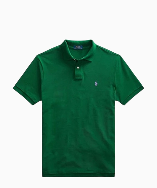 Pony-embroidered polo shirt
