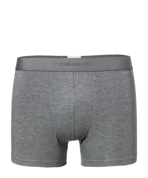 Grey embroidered logo boxer briefs