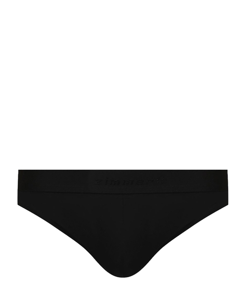 Qara rəngli loqo aplikasiyalı brif