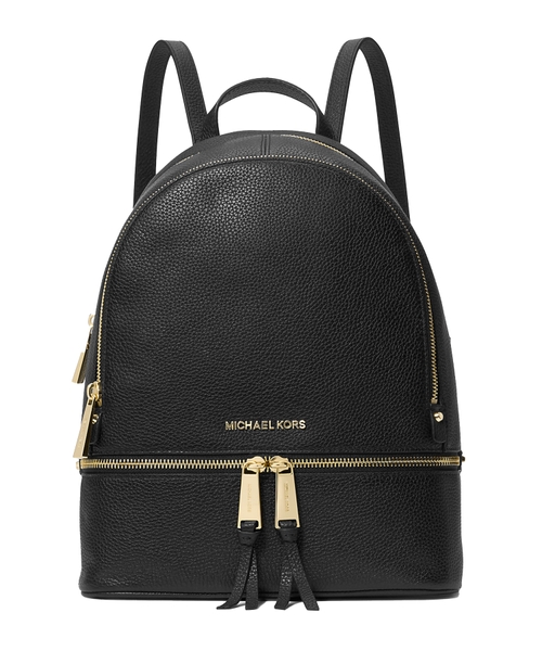 Qara rəngli loqo detallı ''Rhea'' bel çantası