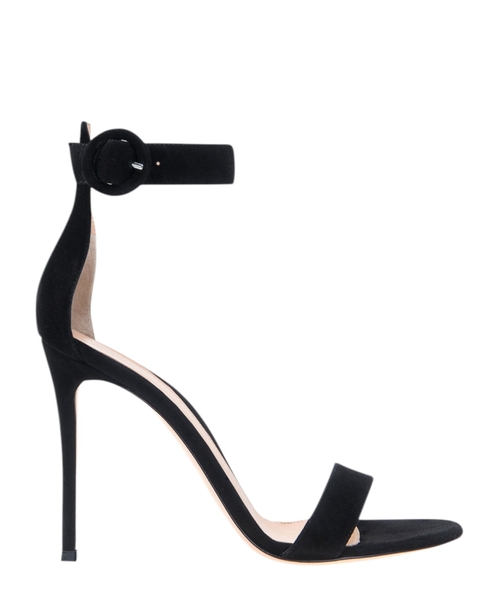 Black "Portofino 105" high heel sandals