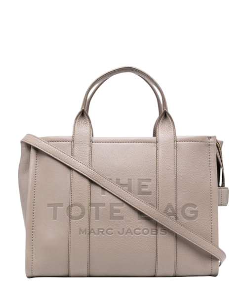 Leather tote bag
