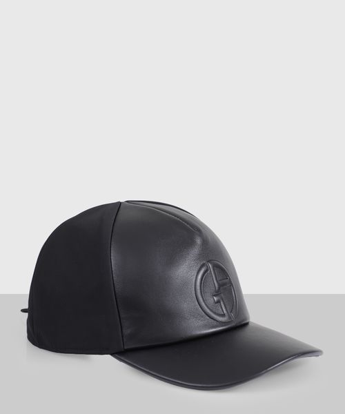 Armani leather cap best sale