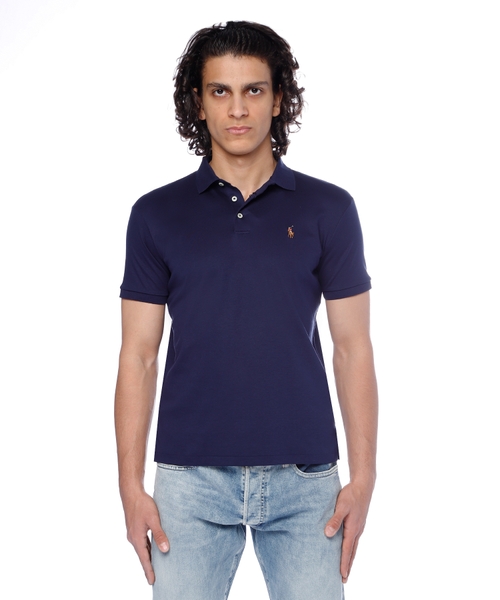 Поло с короткими рукавами и классическим воротником