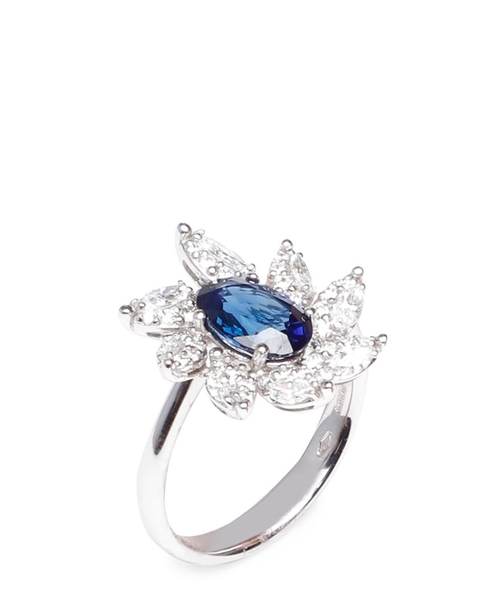 Кольцо Emozioni с сапфиром - 13