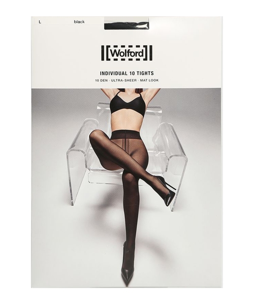 Черные колготки "individual 10"