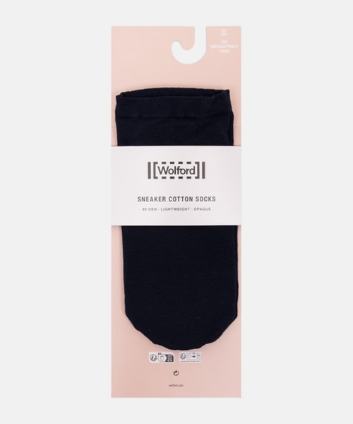 Cotton socks in black