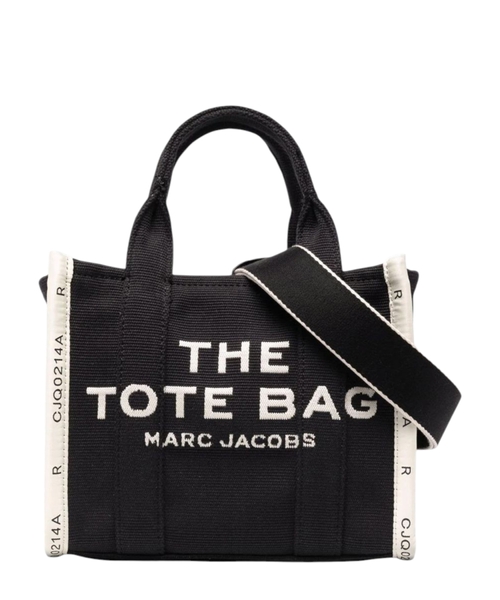 Jakkardlı mini tote çanta