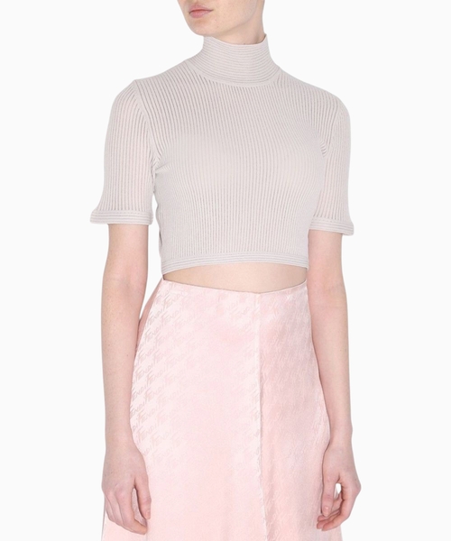 High neck top