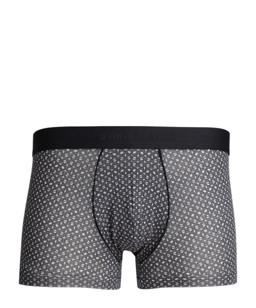 Темно-синие боксеры с принтом