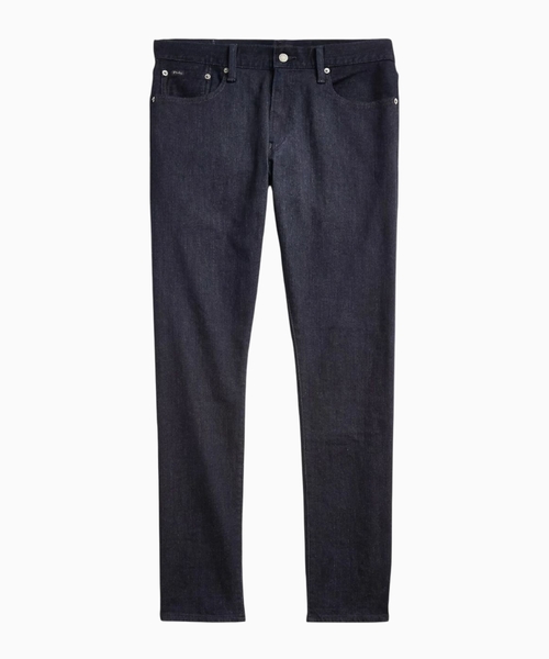 Düz biçimli denim şalvar