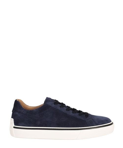 Suede sneakers in navy