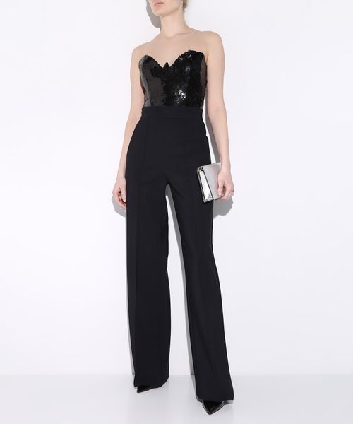 Buy Alexandre Vauthier Sequin-embellished Bustier Bodysuit - Black