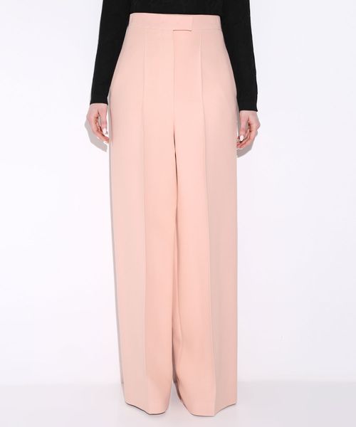 Широкие брюки прямого кроя