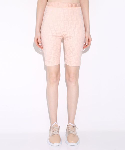 Logo detail high-waisted shorts