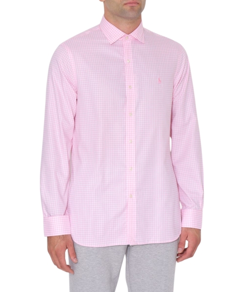 Straight-fit checkered shirt