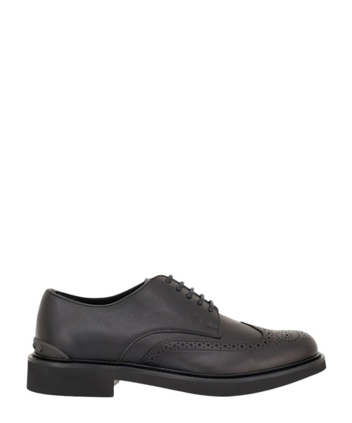 Leather derby shoes
